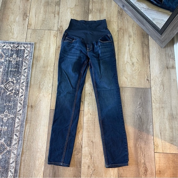 Full Panel Maternity Jeans - Picture 1 of 4